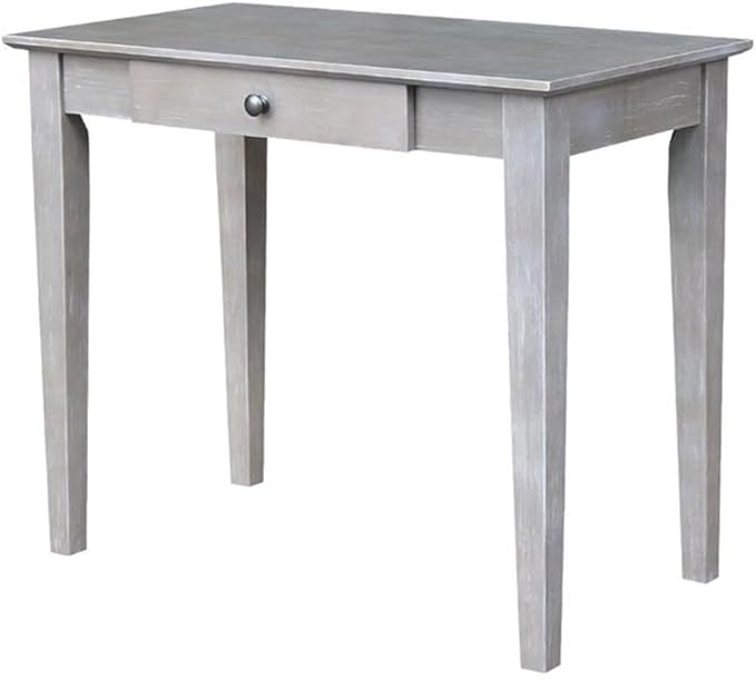 International Concepts Writing Desk Washed Gray Taupe