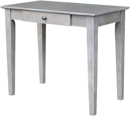 International Concepts Writing Desk Washed Gray Taupe