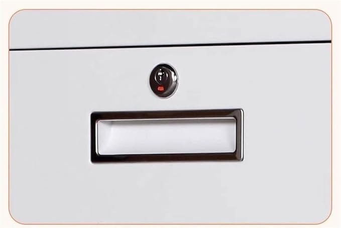 File Cabinet/Printer Stand Steel Home Chest of Drawers Office Increased Capacity Multifunctional Storage Cabinet File Data Office Cabinet Filing Cabinet for Home Office(White)