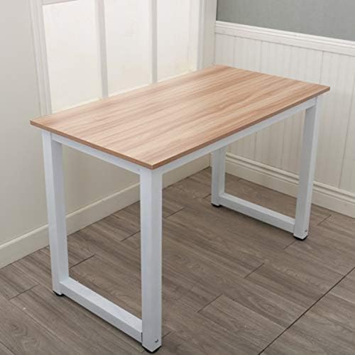110cm Modern Writing Desk Simple Study Table Industrial Office Desk Computer Desk PC Laptop Table Wood Workstation Study Table Home Office Furniture Home Office Desks 43.3