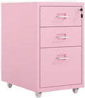 File Cabinet Storage Cabinet Data Cabinet Locking Filing Cabinet Under Desk 3/5 /6/8 Mobile Drawer Cabinet (Size : 3F)