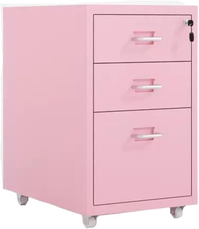 File Cabinet Storage Cabinet Data Cabinet Locking Filing Cabinet Under Desk 3/5 /6/8 Mobile Drawer Cabinet (Size : 3F)