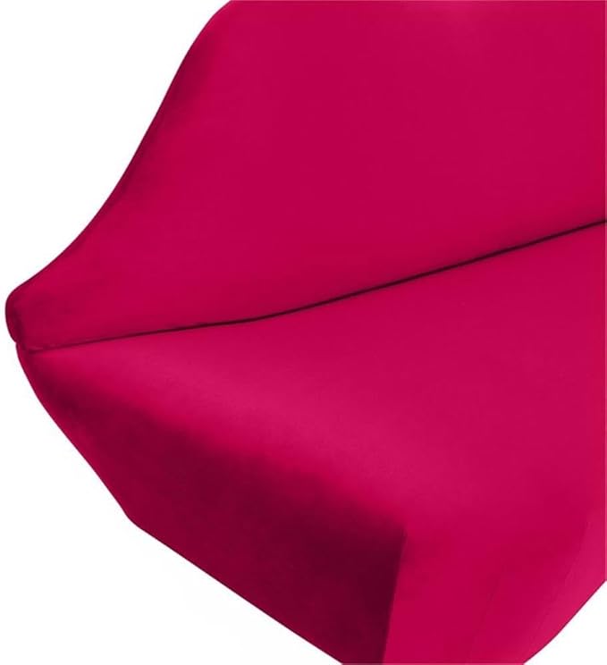 Lips Hot Pink Velvet Settee