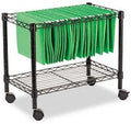 Alera Mobile File Cart FILEMOBILESNGL14X24BK (Pack of2)