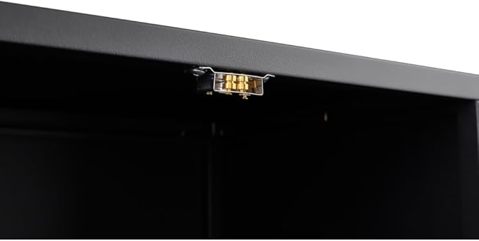 3-Drawer Mobile Filing Cabinet with Lock Metal Filing Cabinet to be Installation Required (Black + Metal + Metal)