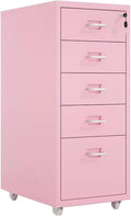 File Cabinet Storage Cabinet Data Cabinet Locking Filing Cabinet Under Desk 3/5 /6/8 Mobile Drawer Cabinet (Size : 5F)