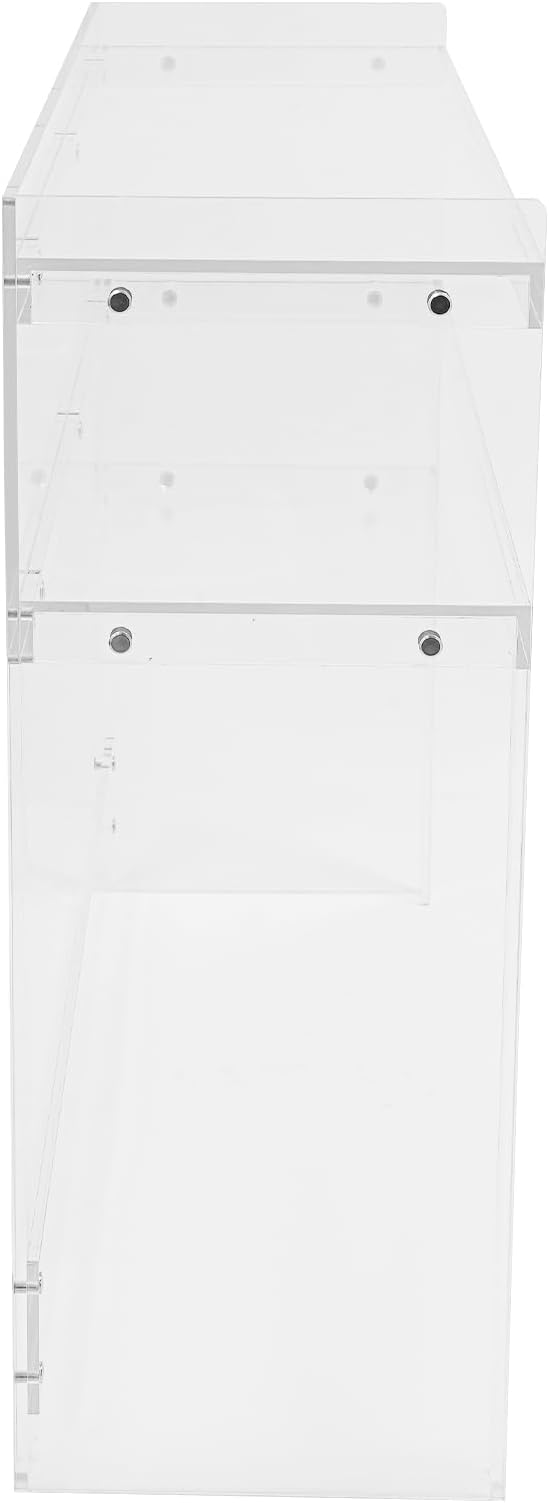 Acrylic Console Table 39.4×11.8×31.5in Laptop Workstation Study Table Modern Home Office Acrylic Console Desk for Living Room Office Entryway Hallway (Transparent)