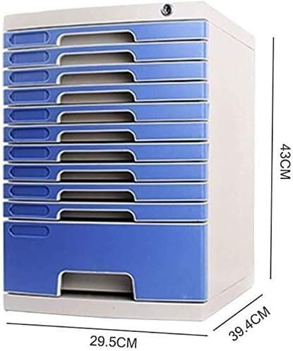 File Cabinet Drawer Organizer with Multiple Layers of Large Storage Space Office Lockable Folder Cabinets Office Supplies