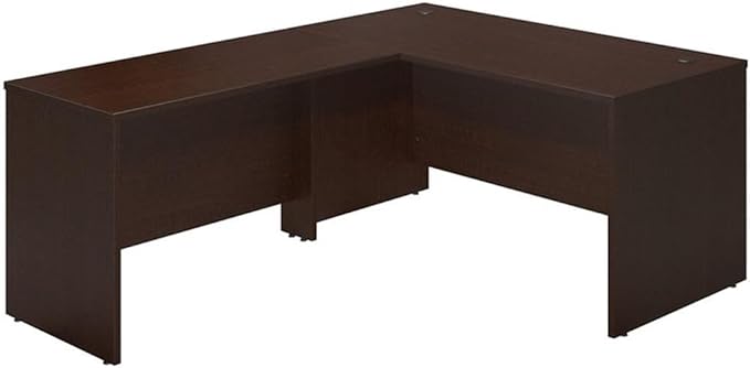 Bush Business Furniture Series C Elite 60W x 30D Desk Shell with 48W Return in Mocha Cherry