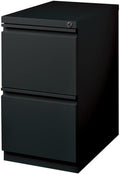 Hirsh Industries 20 Deep 2 Drawer Mobile File Cabinet File in Black