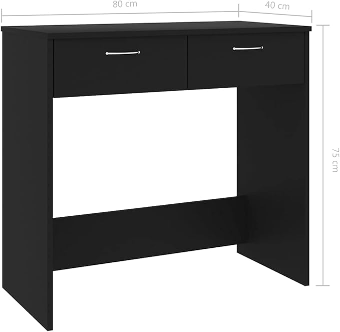 vidaXL  Sleek Home Desk Simple Study Table for Work Stylish Writing Space Small Office Furniture