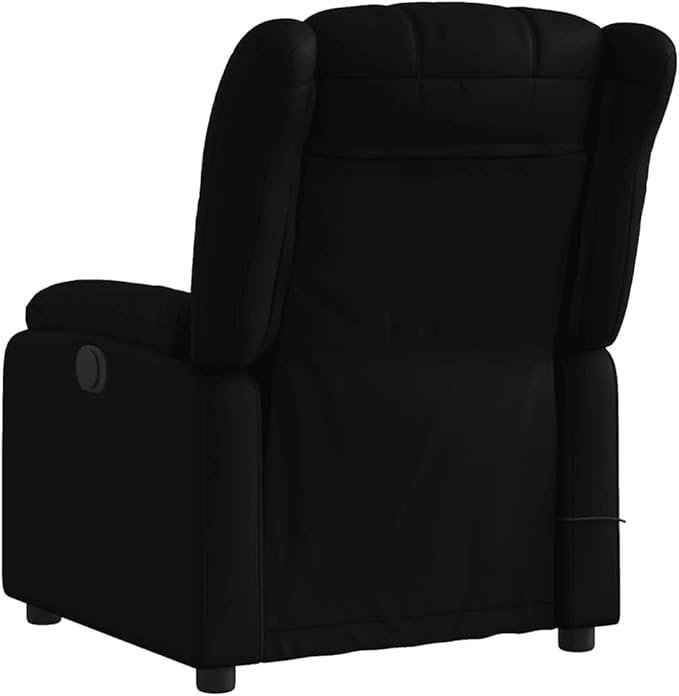 vidaXL Electric Massage Recliner Chair Black