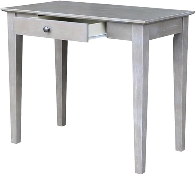 International Concepts Writing Desk Washed Gray Taupe