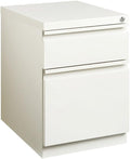 Scranton &amp Co 2 Drawer Mobile File Cabinet in White