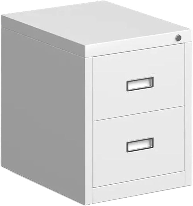 Aimeryup Entrance File Cabinet 2-tier/3-tier/4-tier Metal Clip with Drawer Desk Cabinet Storage Study Office Hotel(Size:40X45X50CMColor:A)