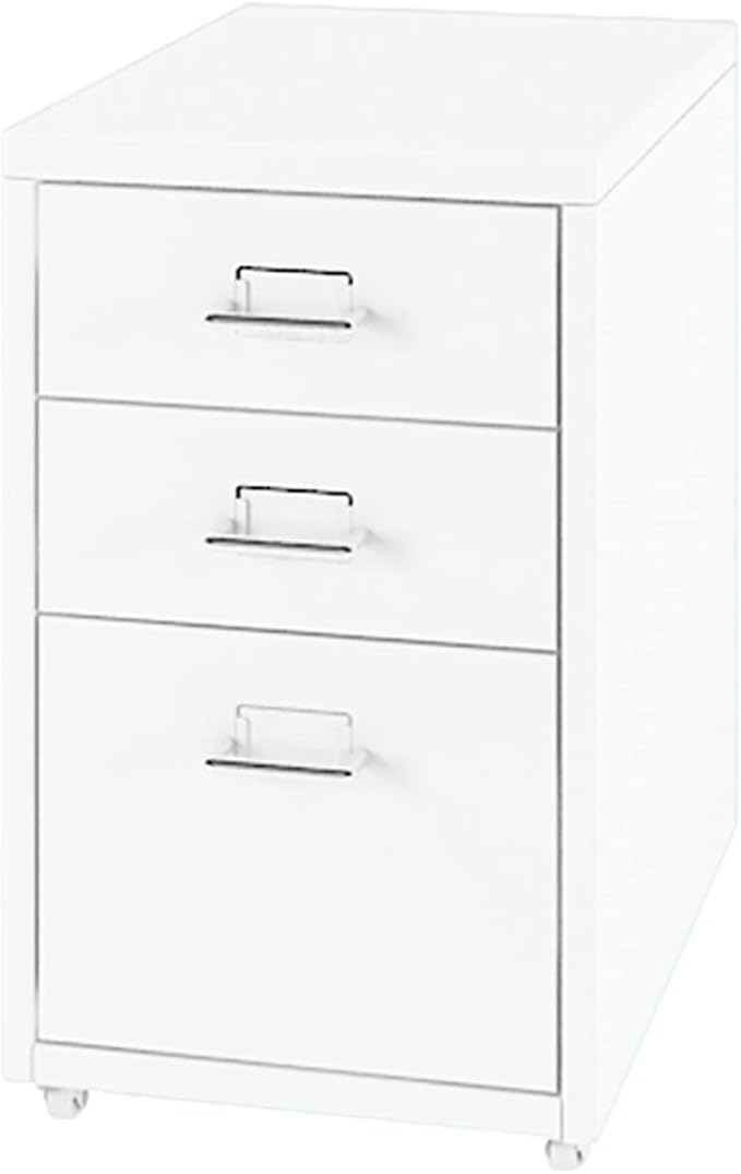 HASMI Filing Cabinet 3 Drawer Mobile File Cabinet Low Cabinet Drawer Cabinet Office Filing Cabinet Household Mobile Storage Cabinet Storage Cabinet (Color : F)
