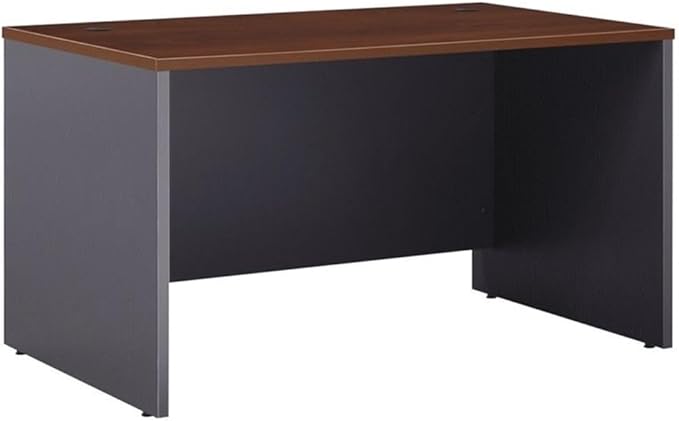 Bush Business Furniture Series C 48W x 30D Shell Desk in Hansen Cherry Office Workstation for Professional Use Compact Desktop Solution for Workspace