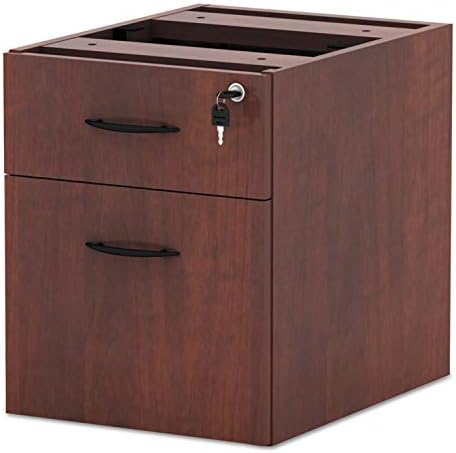 Alera Valencia 3/4 Box/File Worksurface Pedestal Medium Cherry (ALEVA552222MC)