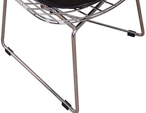 Set of 1 Replica Harry Bertoia Side Chair Black