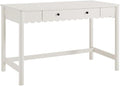 Modway Emmeline Scallop Desk in White