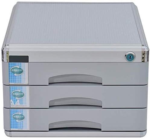 File cabinets High-Hardness Aluminum Alloy Material Lockable Desktop Drawer Organizer Landslide Track Small White Label Bookcase