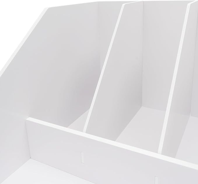LOYALHEARTDY Mobile PVC File Cabinet with Lock Under Desk Rolling File Cabinets for Home Office Classrooms (White)