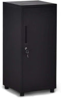 File Cabinet Office File Cabinet Iron Belt Lock File Cabinet White Multi-Function Drawer Locker Black Household Bedside Table Office Filing Cabinet (Color : Gold Size : 1) (Black 1)