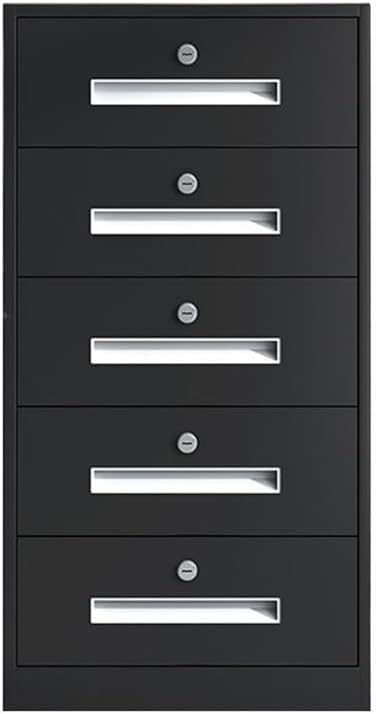 Filing Cabinet Steel Home Chest of Drawers Office Increased Capacity Multifunctional Storage Cabinet File Data Office Cabinet File Storage CabinetsBlack
