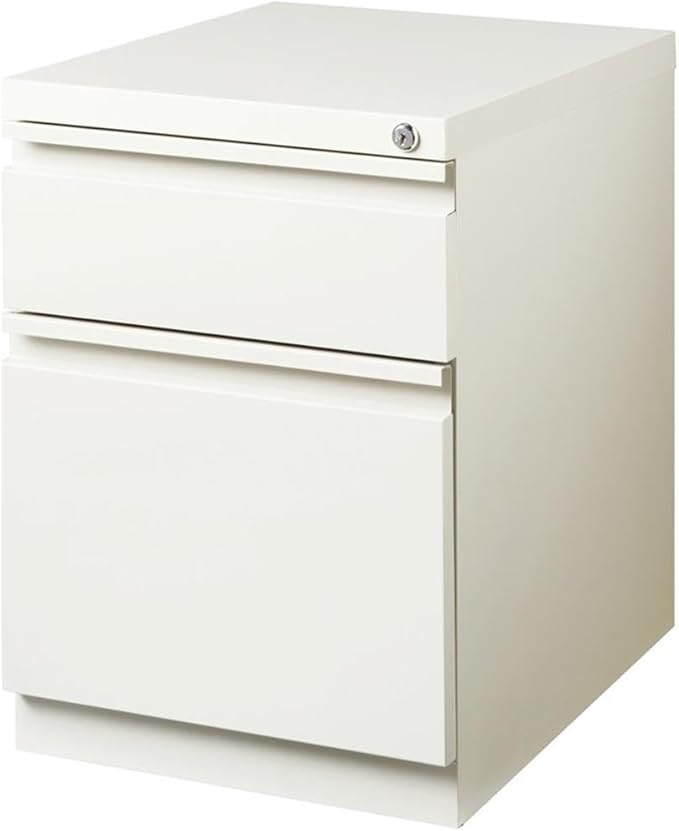Hirsh Industries 2 Drawer Mobile Pedestal File Finish: Pearl White