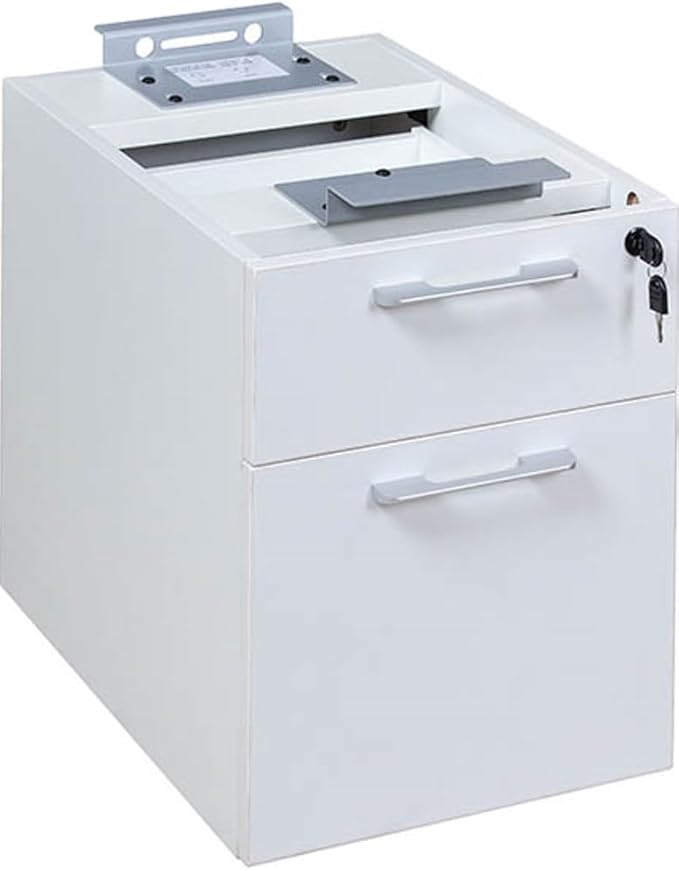 Boss S503-WT Simple System Hanging Pedestal-3/4 Box/File White Wood Material 19 Max Product Height Dimensions 15.5 W x 22.8 D x 19 H