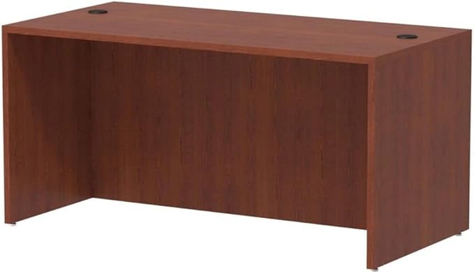 Alera Valencia Series 60 by 30 by 29-1/2-Inch Desk Shell Medium Cherry