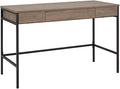 Evans 47.75'' Wide Rectangular Writing Desk in Antiqued Gray Oak