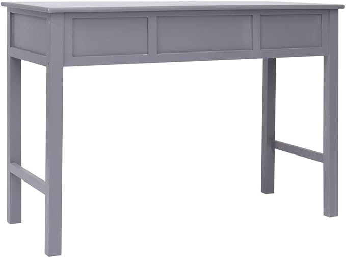 Computer DeskHome Office DeskStudy Writing Table for Home Office Modern Simple Style DeskWriting Desk Gray 43.3x17.7x29.9 Wood