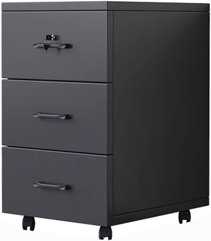File Cabinet Under Desk Side Cabinets with Lock(E)