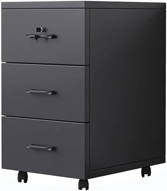 File Cabinet Under Desk Side Cabinets with Lock(E)