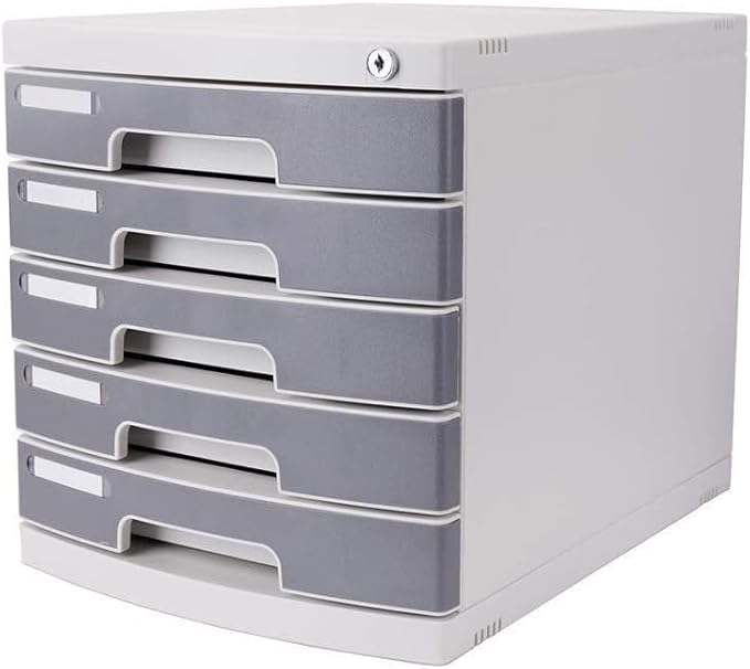 File Cabinet Five Locking Drawers Useful Drawer Storage Desk Organizer File Cabinet Drawers