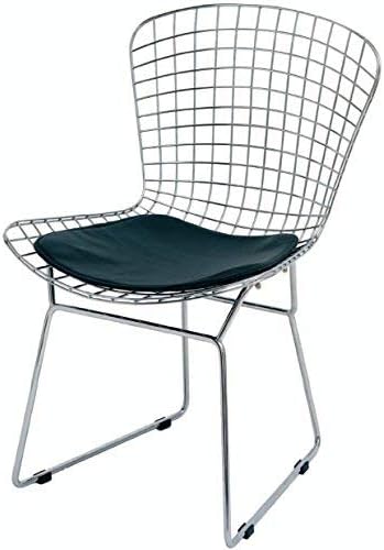 Set of 1 Replica Harry Bertoia Side Chair Black