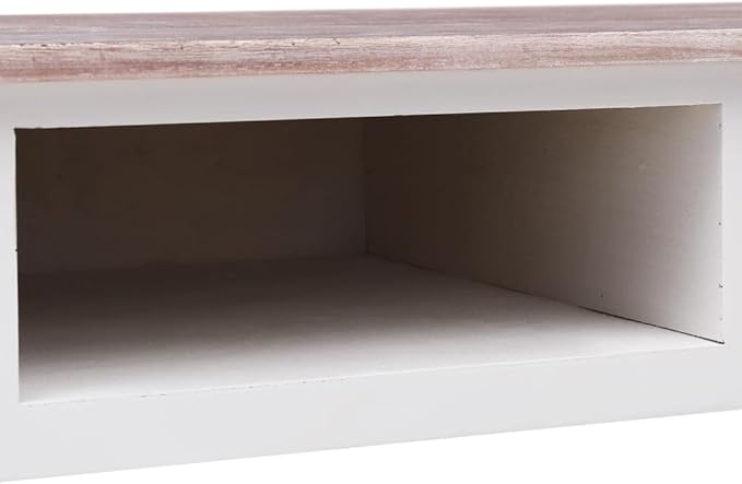 Computer DeskHome Office DeskStudy Writing Table for Home Office Modern Simple Style DeskWriting Desk Brown 43.3x17.7x29.9 Wood