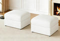 Modular Sectional Sofa Cloud Couch Changeable Couch Ottoman to Extend Your Sofa (Beige)