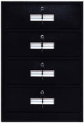 Office Storage File Cabinet Filing Cabinet Small Short Cabinet with Locking Drawer Under The Desk Activity Cabinet 4 Drawer Data Office Cabinet Bedside Small Cabinet TinBlackOne Size