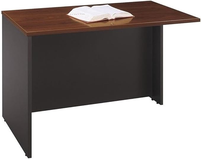 Bush Business Furniture Series C 48W x 24D Bridge/Return in Hansen Cherry