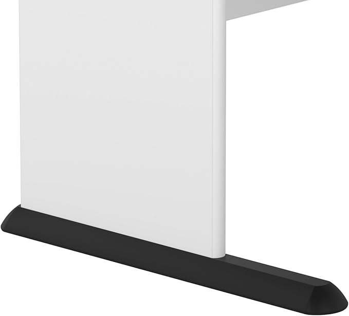 Bush Business Furniture Studio A 72W Computer Desk in White 6 Foot Gaming and Work Table for Home or Professional Office