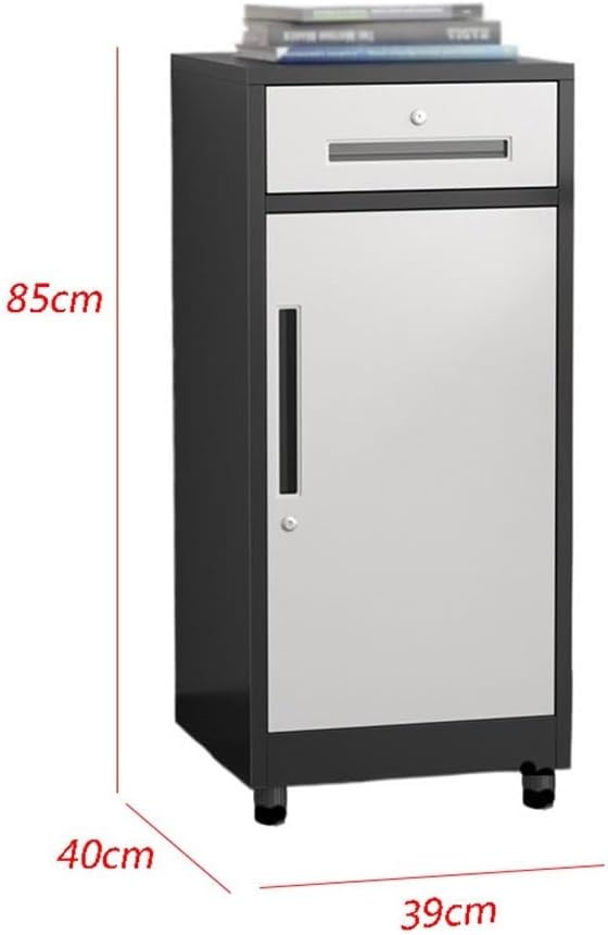 File Cabinets File Filing CabinetSteel Drawer CabinetOffice Multifunctional Storage CabinetUnder Desk with Locking Cabinet File Storage Cabinets(Black)