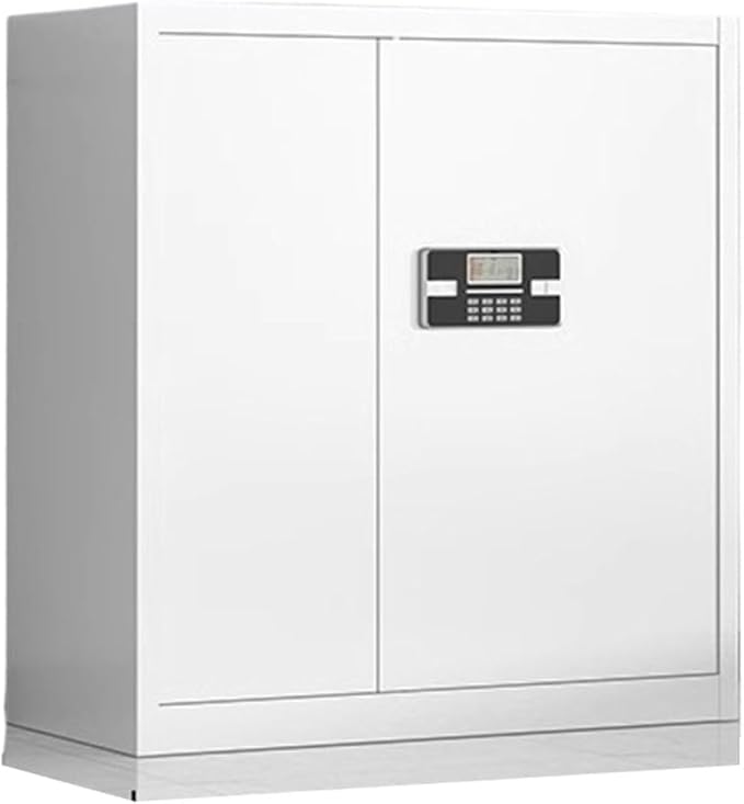 Steel Electronic Combination File Cabinet Tin Locker Office Lockable Filing Data Storage Cupboard(C)