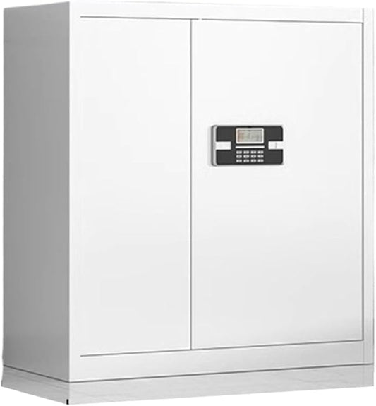 Steel Electronic Combination File Cabinet Tin Locker Office Lockable Filing Data Storage Cupboard(C)