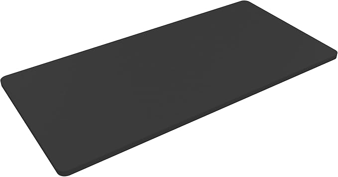 FLEXISPOT Whole Piece 40x24 Desktop 1 Thickness Height Adjustable Desk Rectangular Tabletop Black Board (42INCH Black Top)