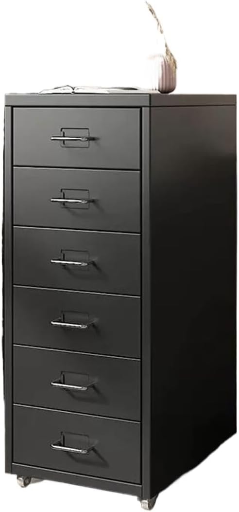 File Cabinet Multi-Layer Tin Cabinet A4 Folder Small Cabinet Classification File Cabinet Filing Cabinet Office Drawer Cabinet (Color : Black)