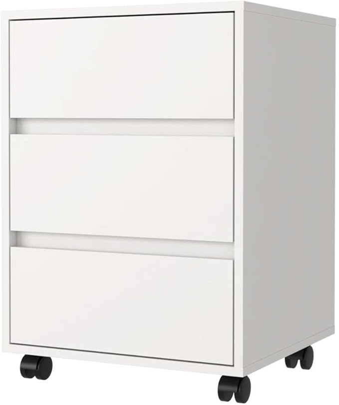 Vienna Three Drawers Filing Cabinet Roller Blade Glide