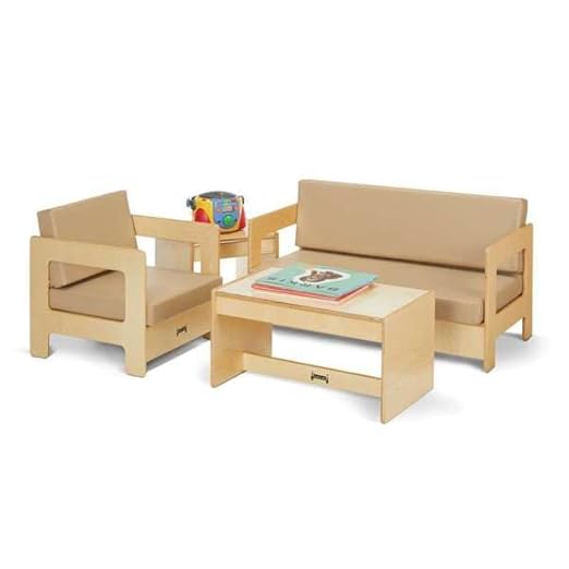 Jonti-Craft 3782JC Living Room Couch Wheat
