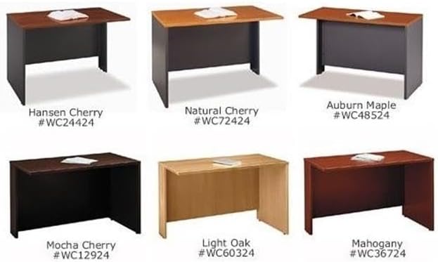 Bush Business Furniture Series C 48W x 24D Bridge/Return in Hansen Cherry